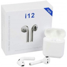 IMS TWS i12 Earpods Bluetooth Wireless Earbuds Bluetooth Headset  (White, True Wireless)